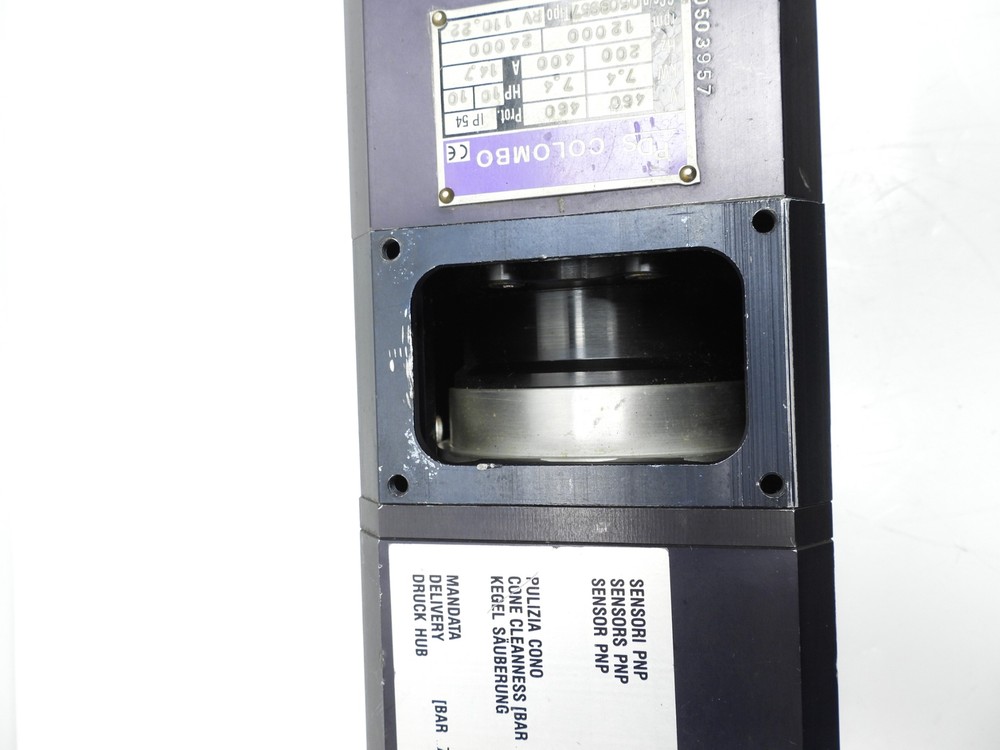 COLOMBO Spindle Motor CNC 7.4kW 460V *Unknown Working Condition*