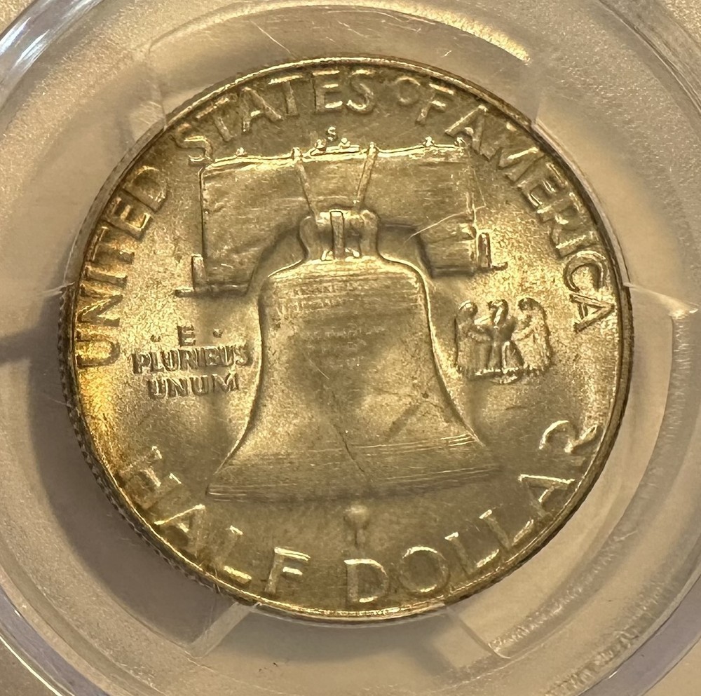 1952 S Franklin Half Dollar PCGS MS65
