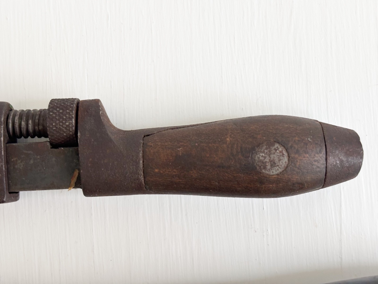 Set of Antique Wrenches—Stillson Pipe & Possible Coes Monkey Industrial Rustic