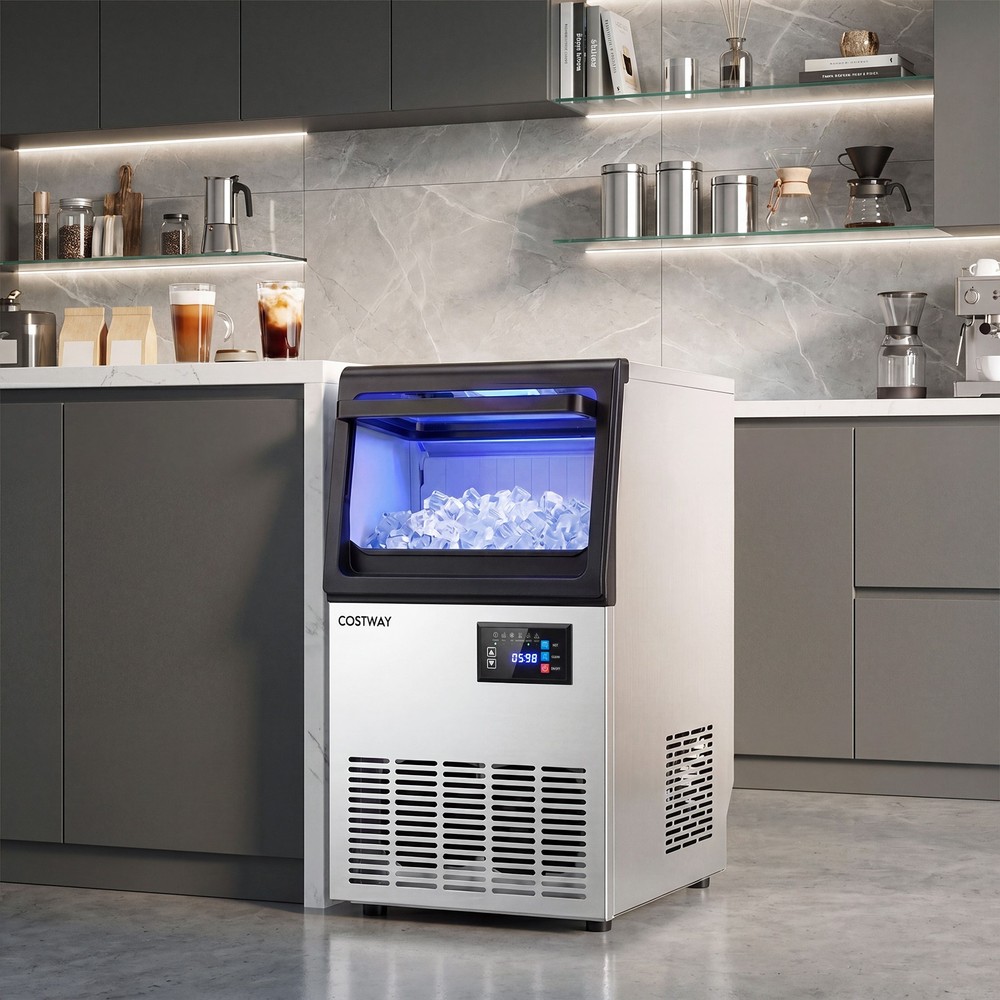 Stainless Steel Ice Maker, Under Counter & Freestanding Ice Making Machine