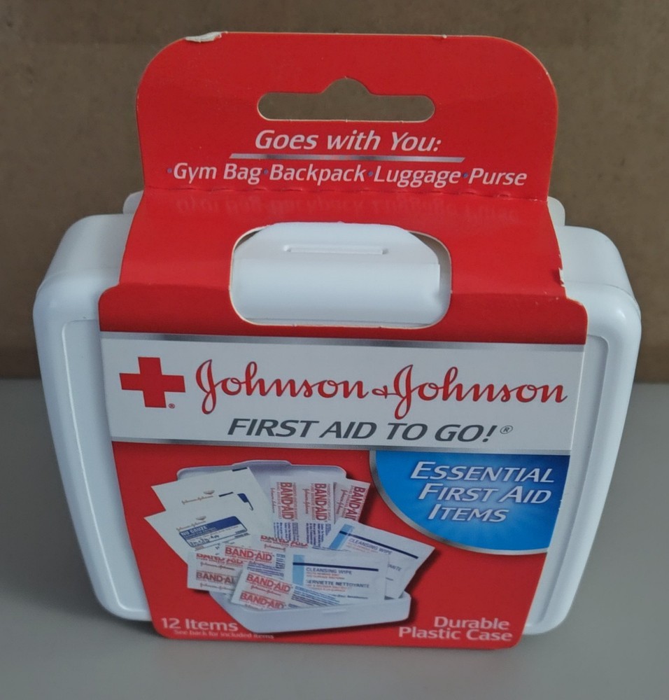 Band Aid First Aid To Go Kit Johnson & Johnson 2 Pack