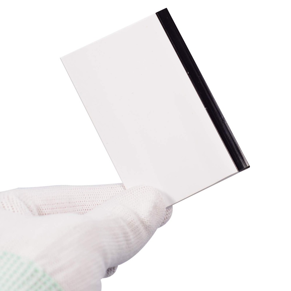 3-inch Screen Printing Squeegee with Soft Rubber, Tiny Flexible Block Scraper...