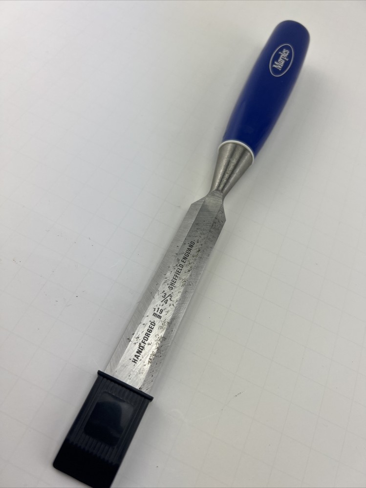Vintage Marple's 3/4 '' Wide  Bevel Edge Paring Chisel Made in England - NOS