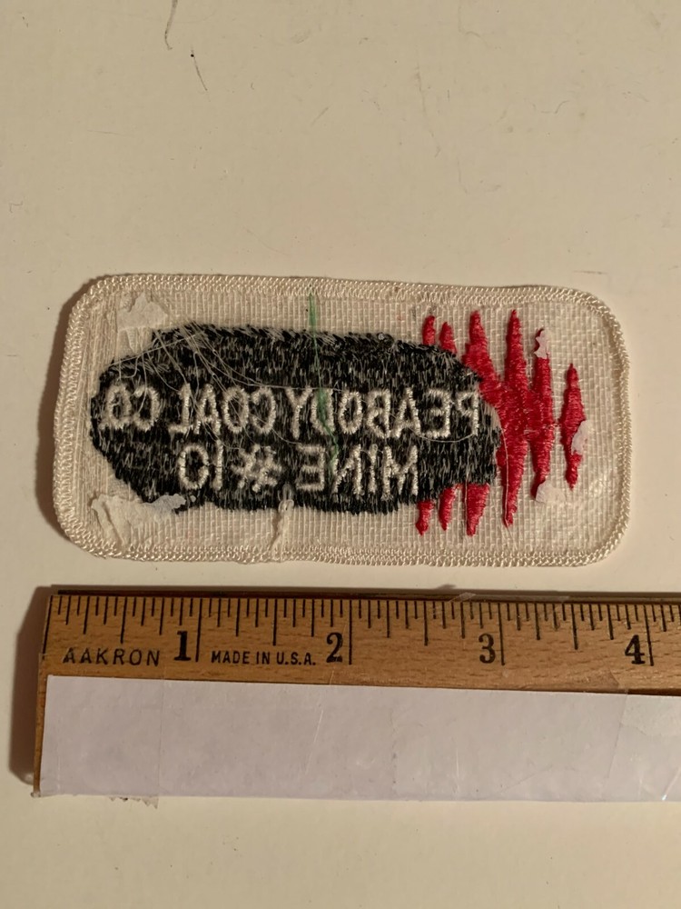 Peabody Mine #10 Mine Embroidered Patch Sew On Patch