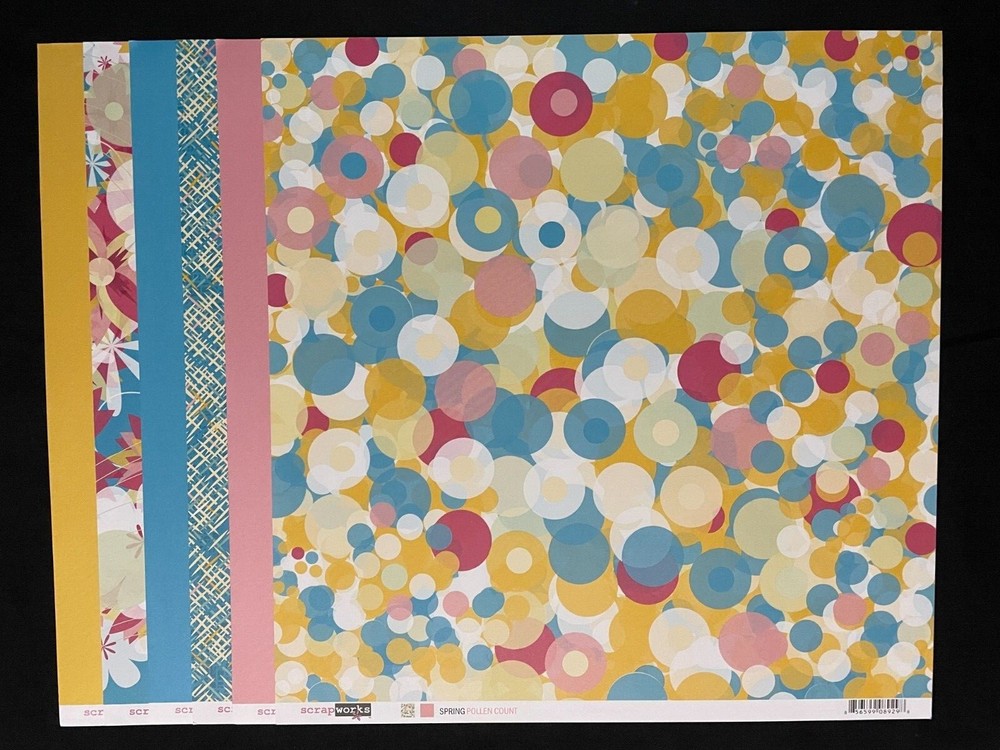 SCRAPWORKS "SPRING" DOUBLE-SIDED PAPERS