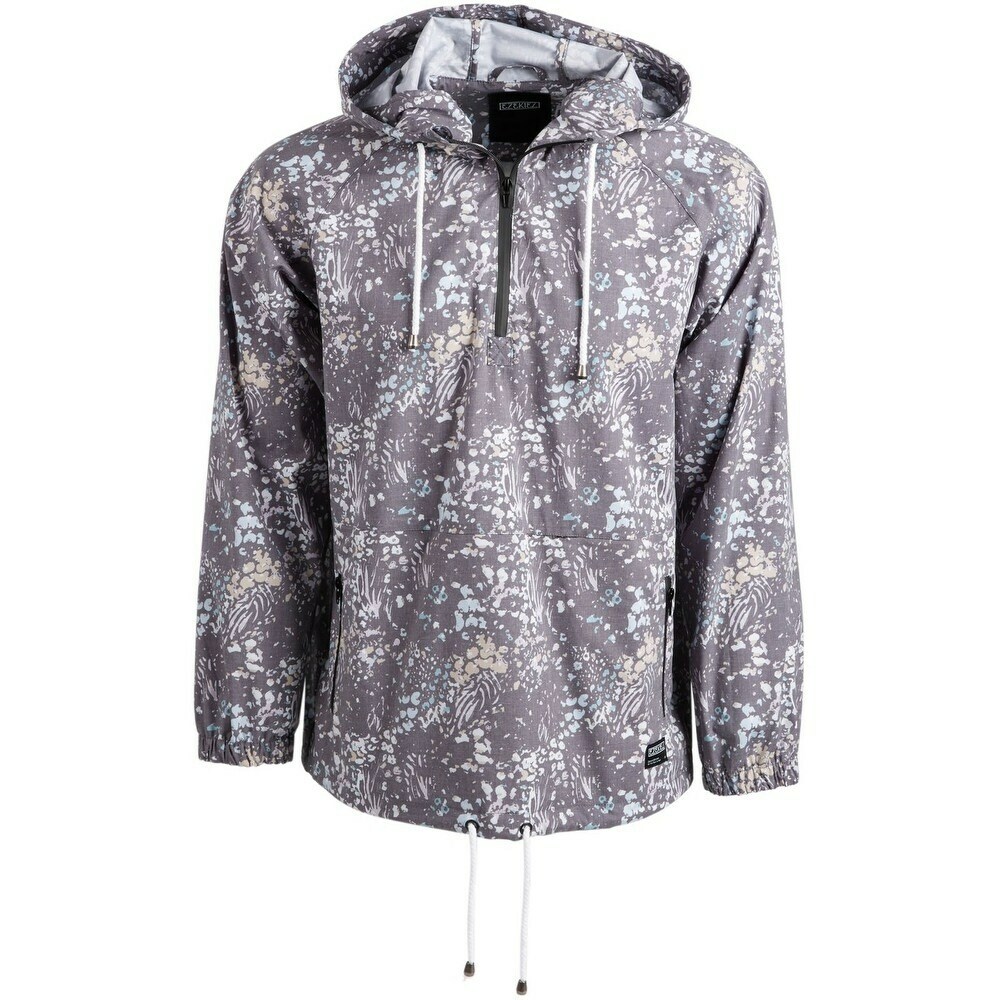 EZEKIEL Men's PANTHER Pullover Shell Jacket - BLK - Medium - NWT