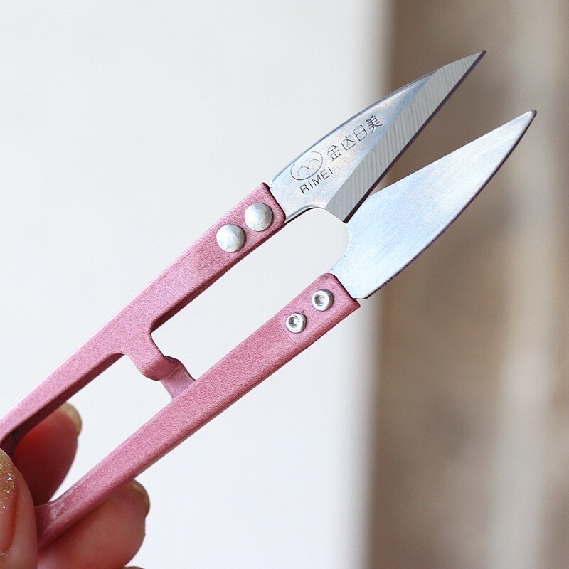 1pc Trimming Tailor Sewing Craft Yarn Stitch Shear Spring Scissors Cutting Tool