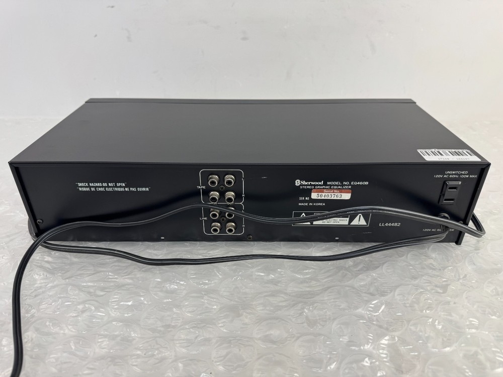 Sherwood Model EQ460B Stereo Graphic Equalizer