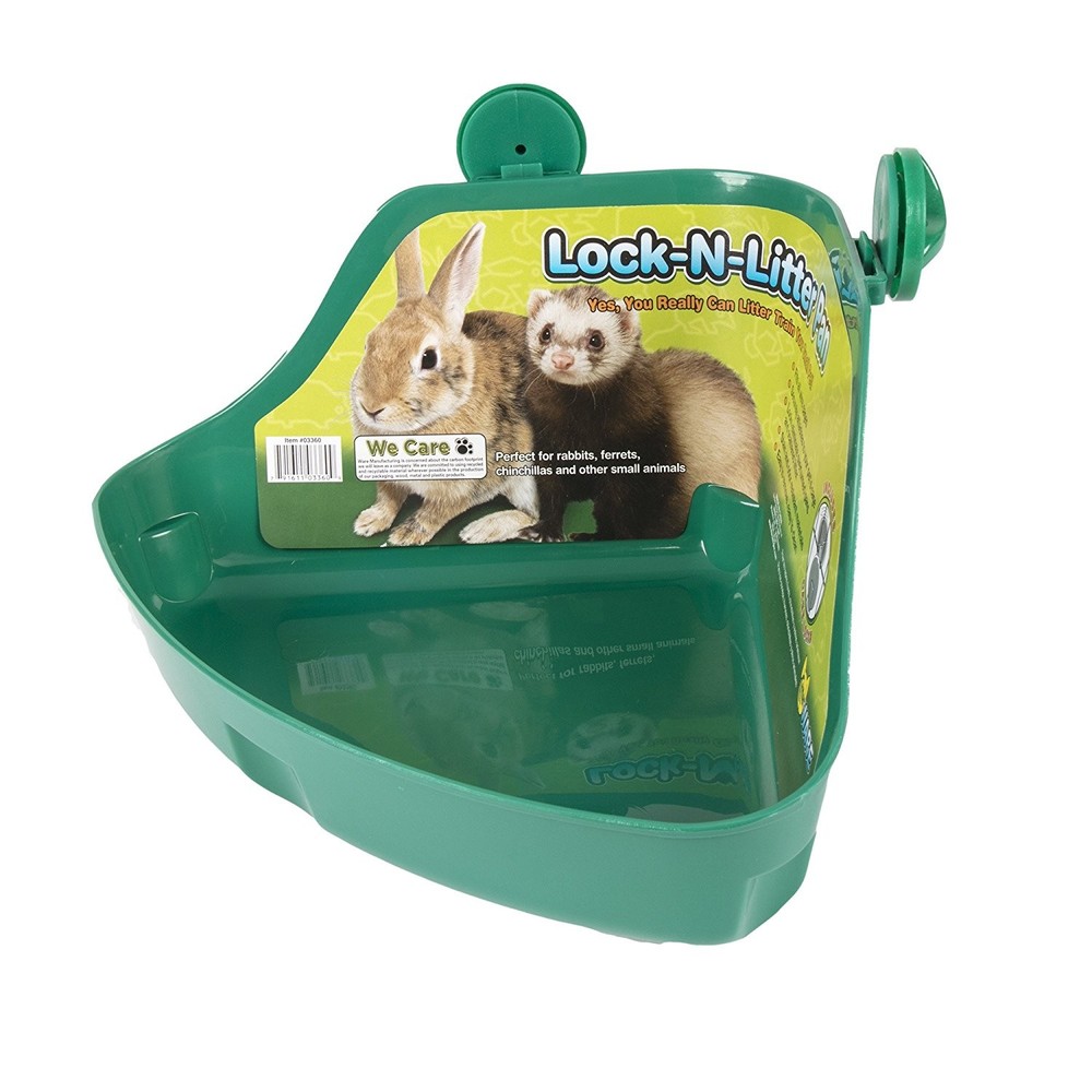 Ware Manufacturing Plastic Pet Lock N Litter Pan and Cage Locks Regular Assorted