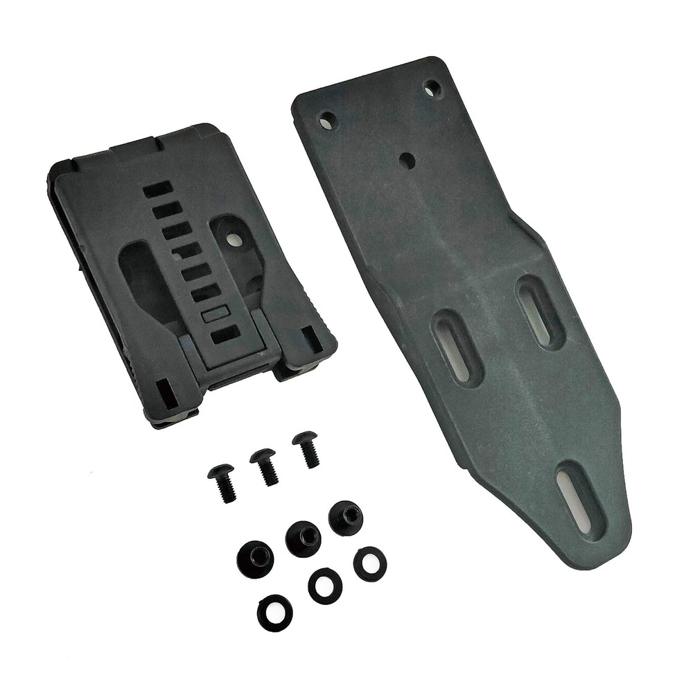 Universal Offset Belt Drop Adapter for Competition/Tactical Holsters black