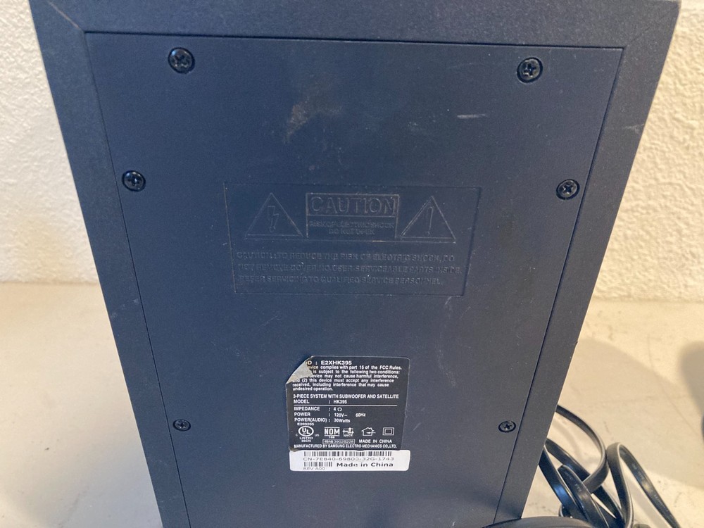 Harman/kardon Subwoofer Model E2XHK395 W Speakers
