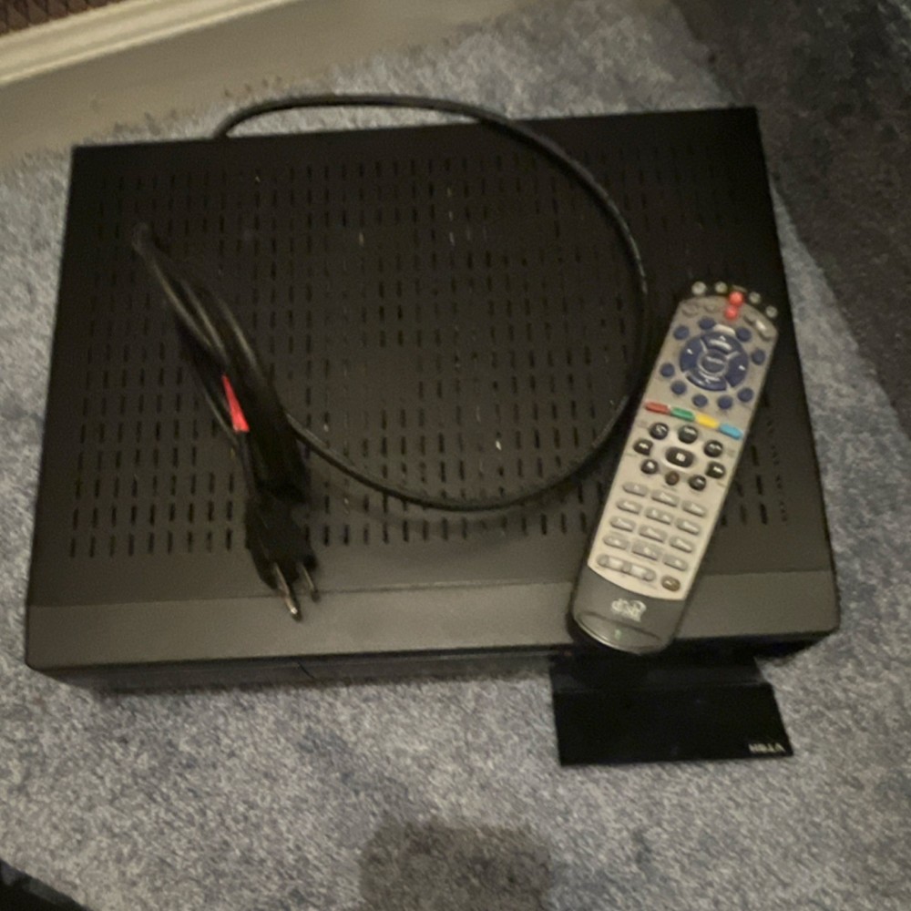 DISH Network Standard Digital Satellite TV Receiver with Remote Black