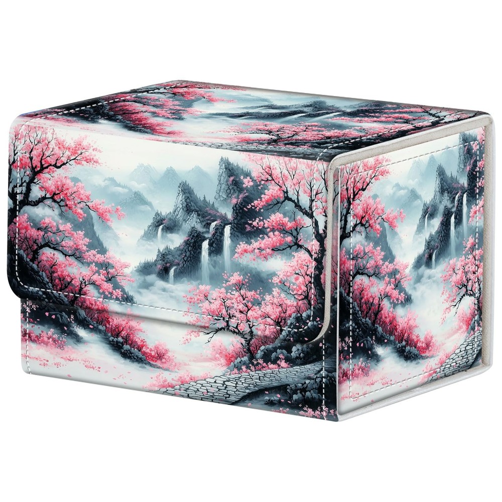 Stylish MTG Deck Box for 110+ Cards, Magnetic Commander Deck Case with Bonus ...