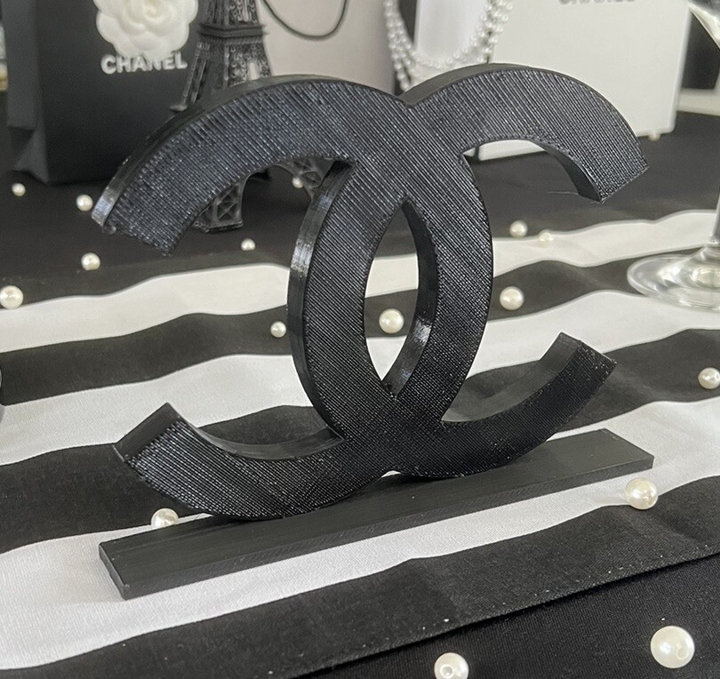 Fancy Party Table Decor 3d Printed for COCO CHANEL party