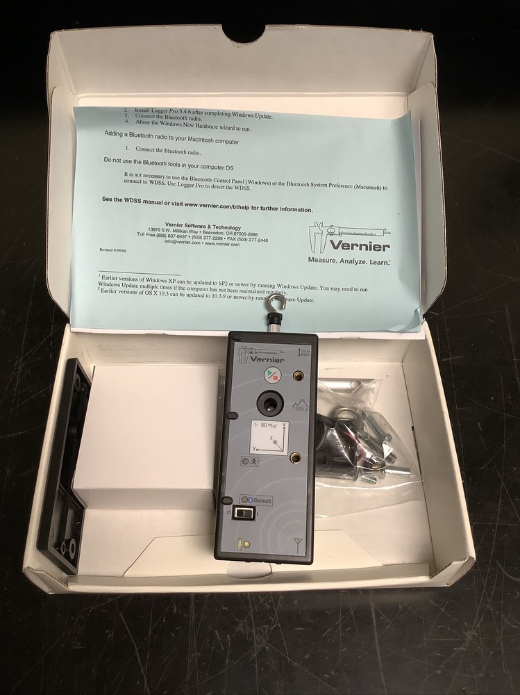 Vernier Wireless Sensor Dynamics System | WDSS