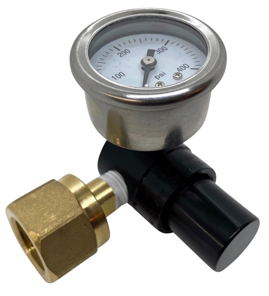 Co2 Air Shifter Compact Mini Aluminum Fixed Regulator 100 PSI