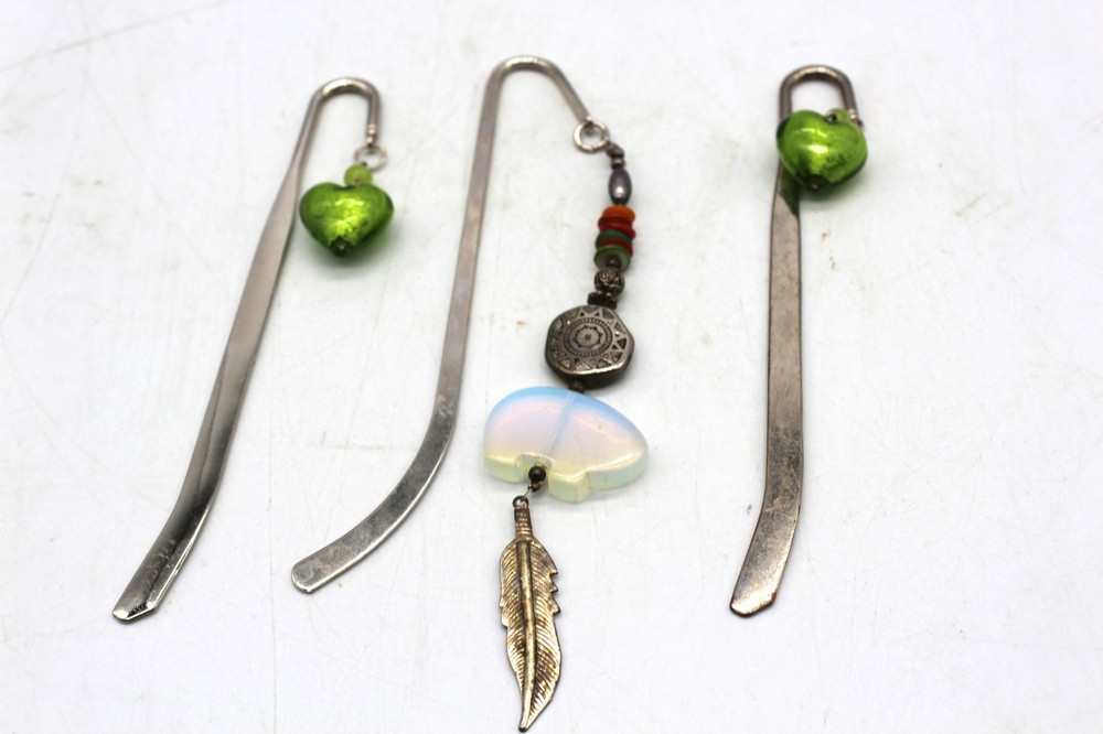Book Marks (3) Silver Plate
