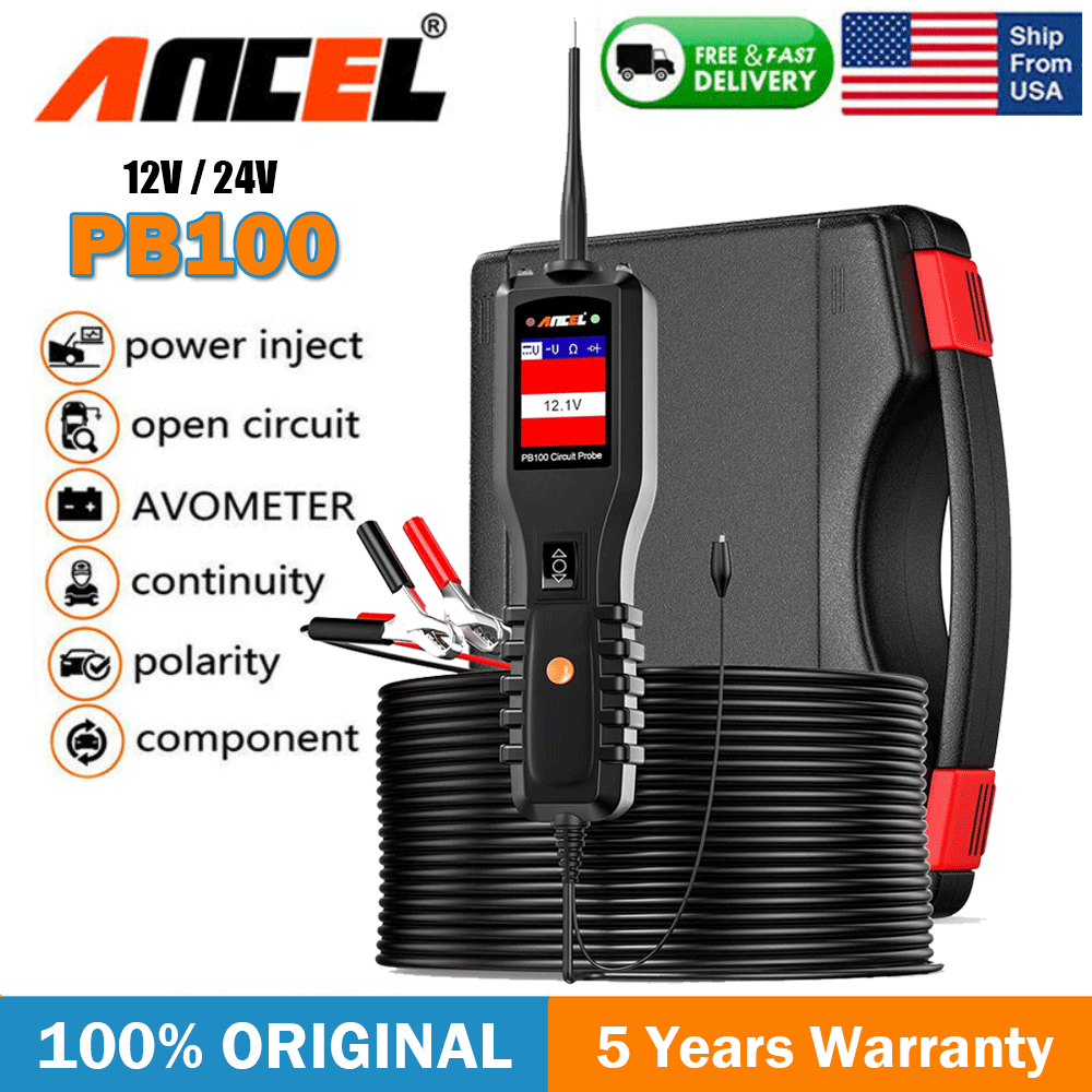 ANCEL PB100 12V 24V Auto Circuit Probe Tester Electrical Voltage Diagnostic Tool