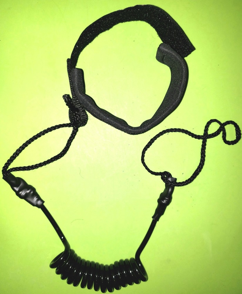 NEW 10-Pack Boogie Body Board Coiled Wrist Leash Strap w Plug