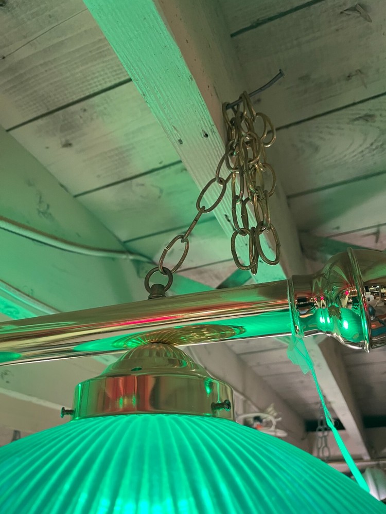 Green and Gold Design Pool Lights for Pool Table