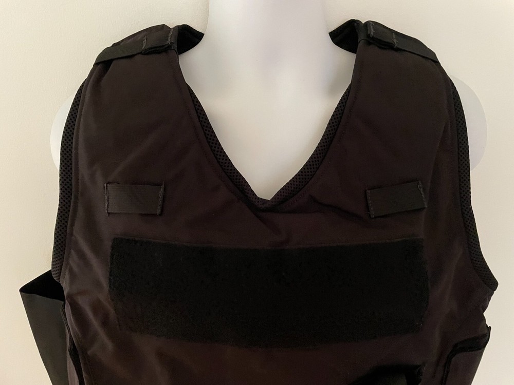 SECOND CHANCE Standard Tactical Clean Armor Carrier Side Open Large SHORT Black