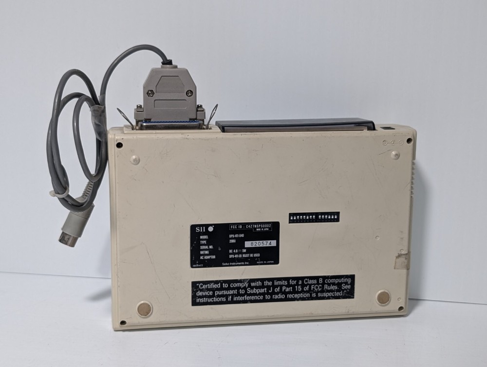 Seiko Instruments DPU411040 Thermal Printer Type II as pictured G2U