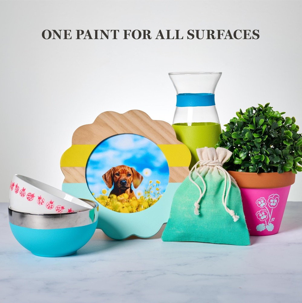 Multi-Surface Satin 12 pc Paint Set Solar Brights