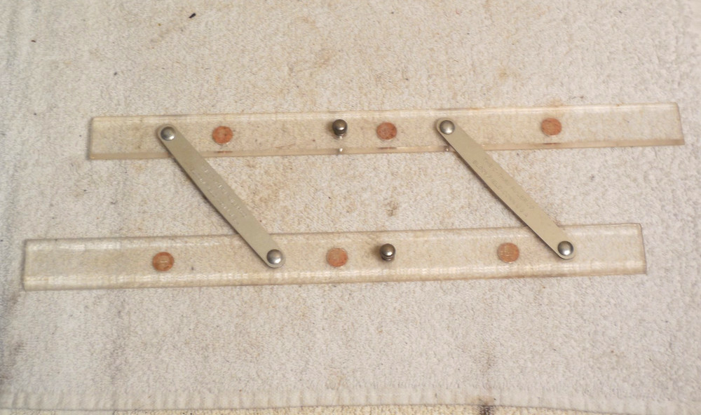 The C-Thru Ruler Co 15” Adjustable Hinged Parallel Line Drafting Rule Tool