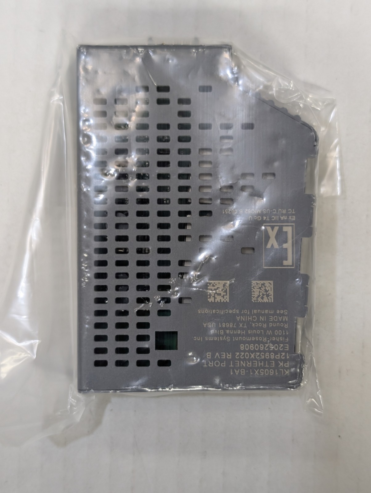 Emerson DeltaV KL1605X1-BA1 PK Ethernet Port IO Switch Module 12P8952X022 REV B