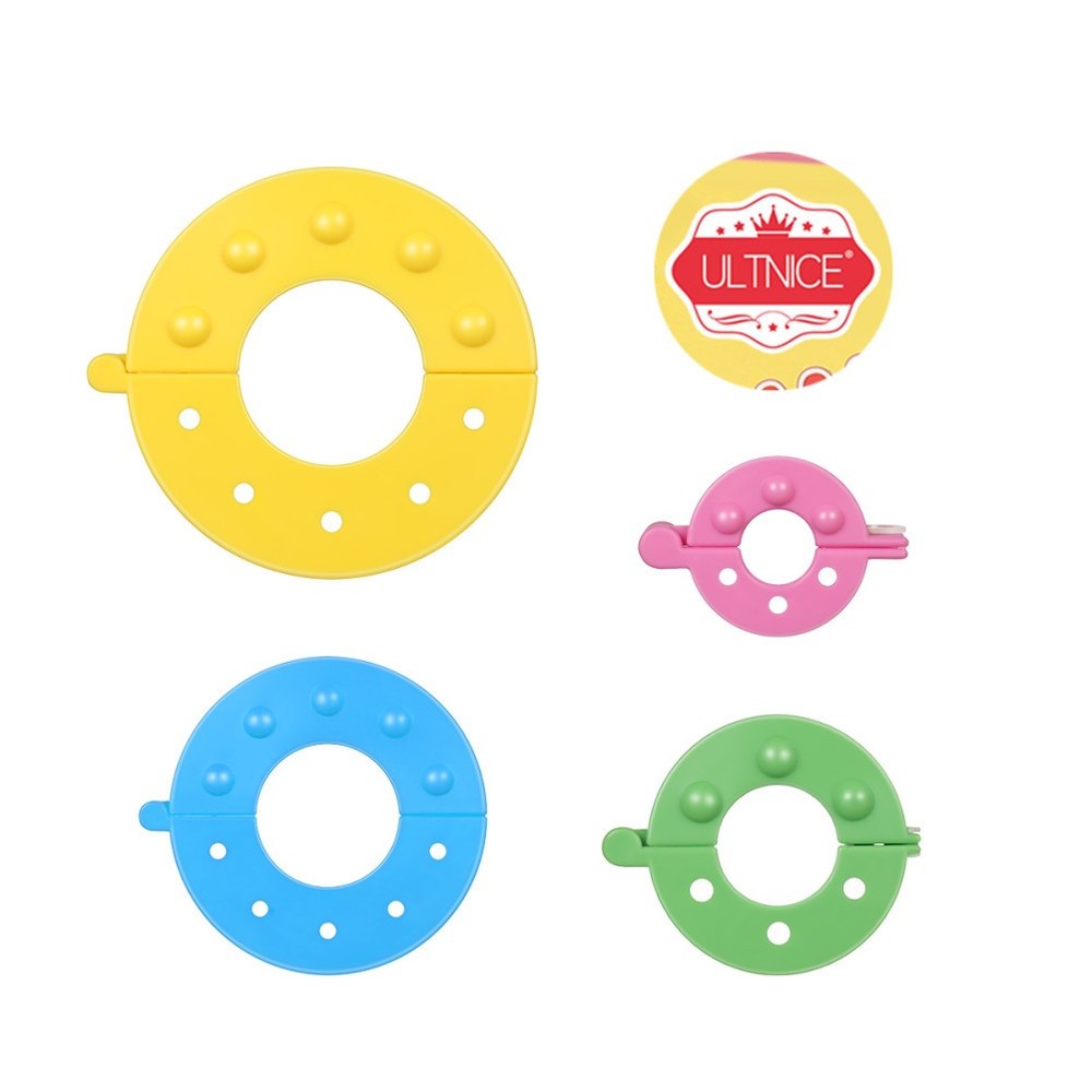 Needle Craft Pompom Set Knitting Maker Pompoms Fluff Ball Makers