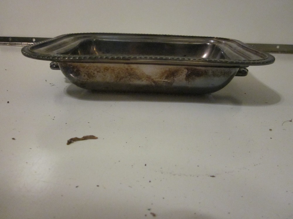 Friedman Silver Co. Silver Plate 9 Inch RECTANGULAR Serving Dish #1271