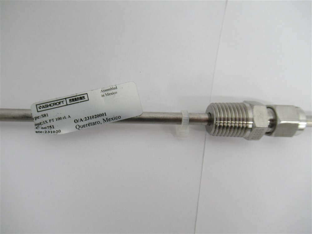 Ashcroft S811S1AABA9-XX-OOC13-5PTLC, Temperature Probe
