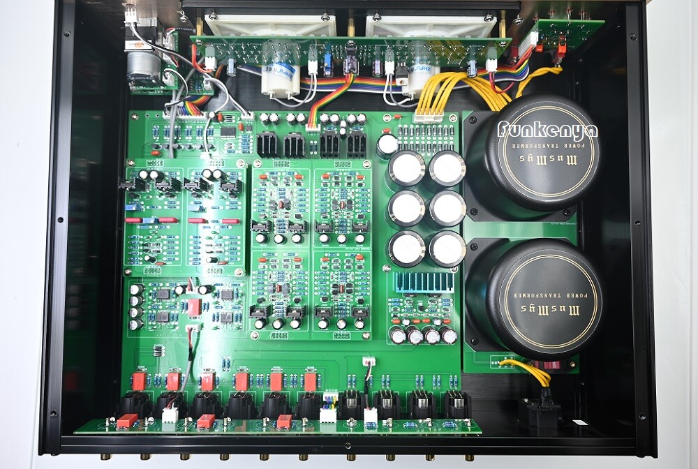 Reference C2860 Plus Hi-End HiFi VU Meter Preamplifier Home Audio
