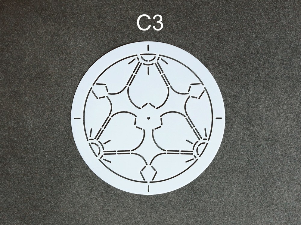 Sashiko Stencils | Embroidery Patterns or Quilting Stencils | Sashiko Template C