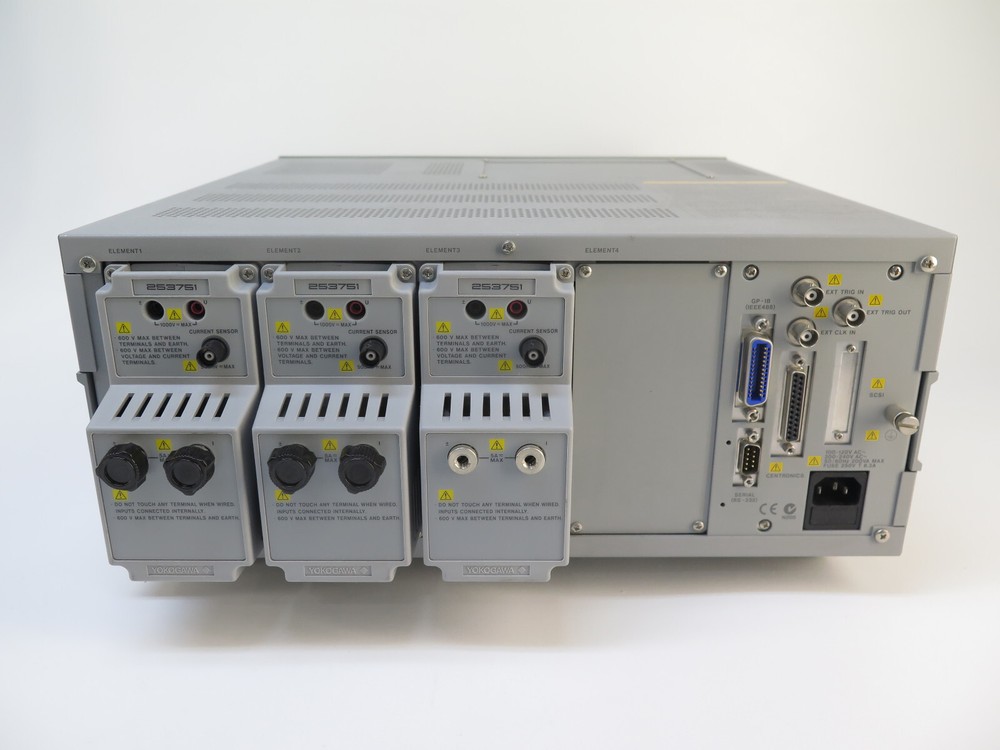 Yokogawa PZ4000 Power Analyzer with 3x 253751-E1 Input Modules