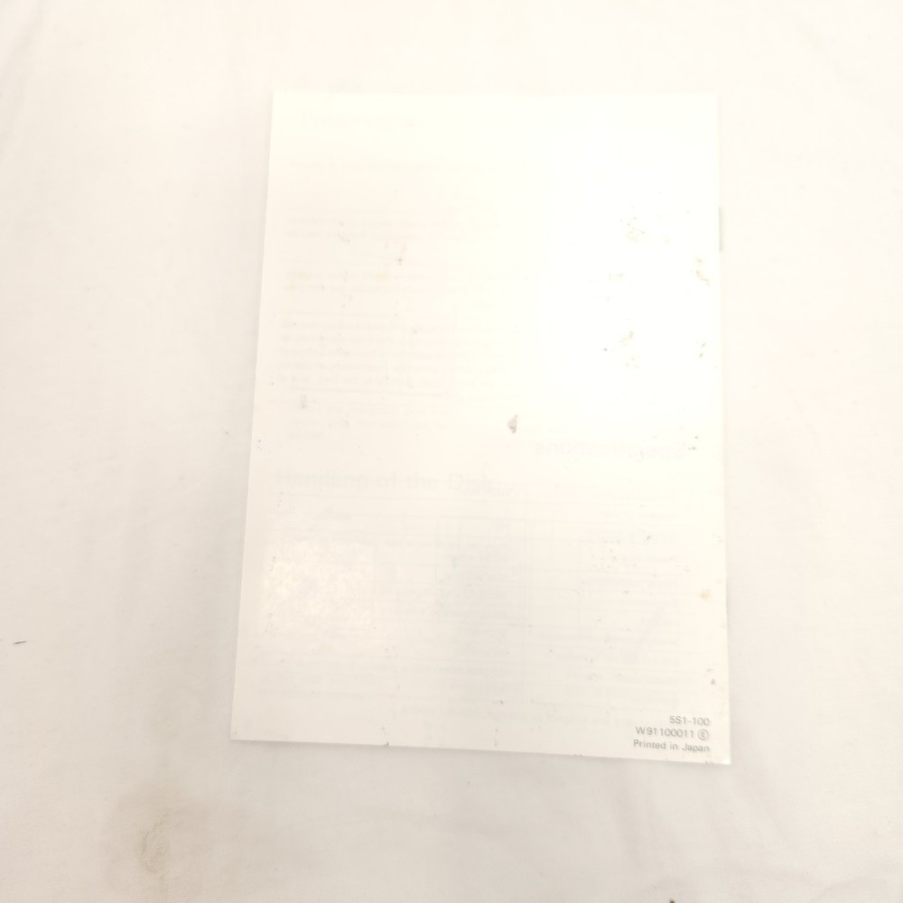 Instruction Manual Brother Knitting Machine Floppy Disk Drive FB-100 Guide Only