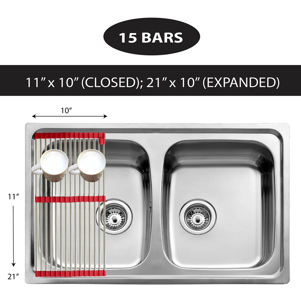 Total Rack Multifunctional Kitchen Rack, Expands 10in.–21in., Model# 73113