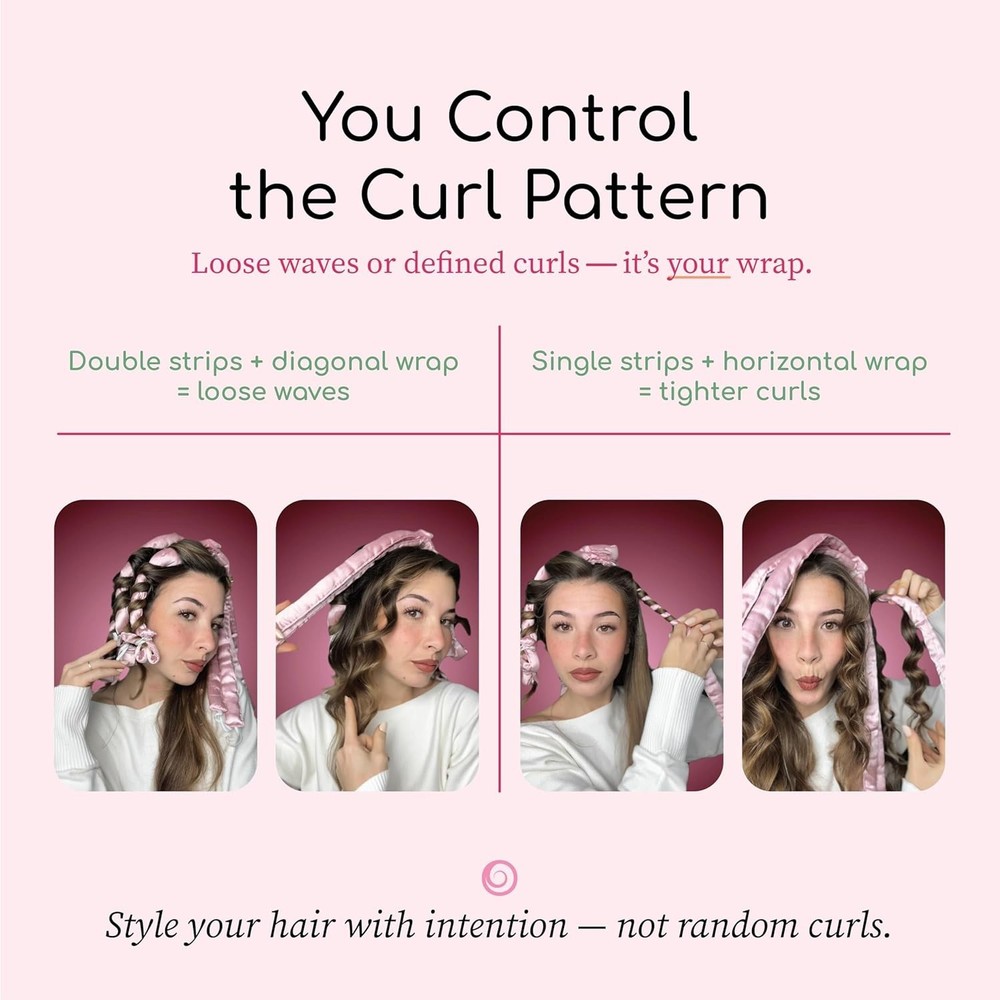 Customizable Heatless Curls - Medium to Thin Hair