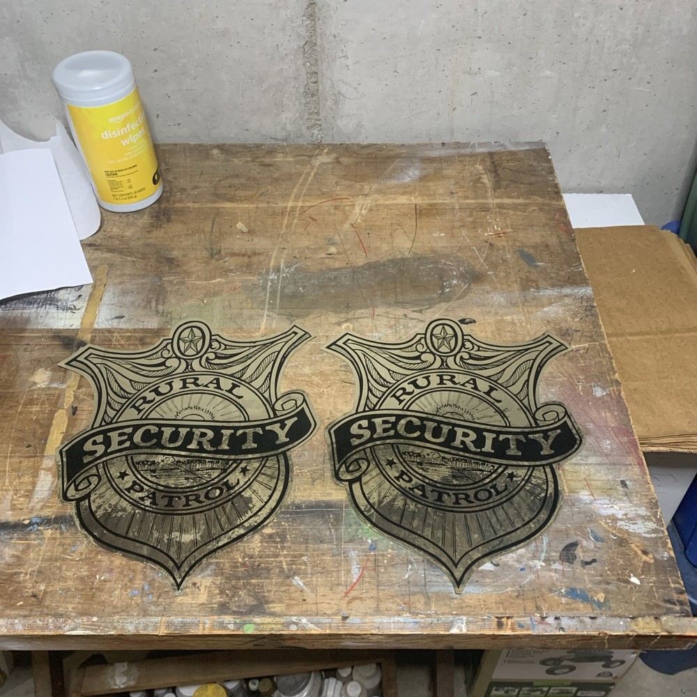 security patrol decal