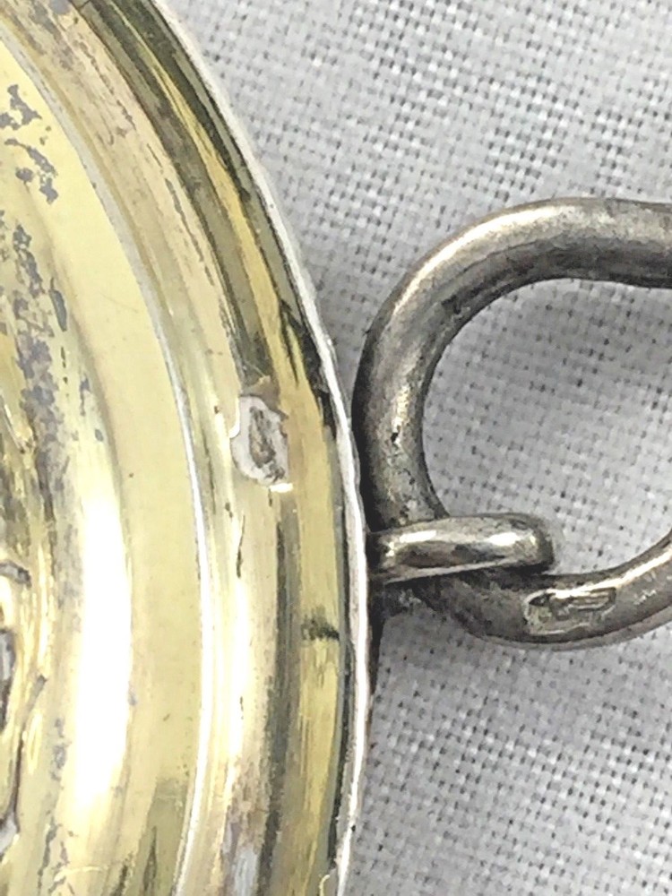 French Sterling Tea Strainer 1 7/8" diameter