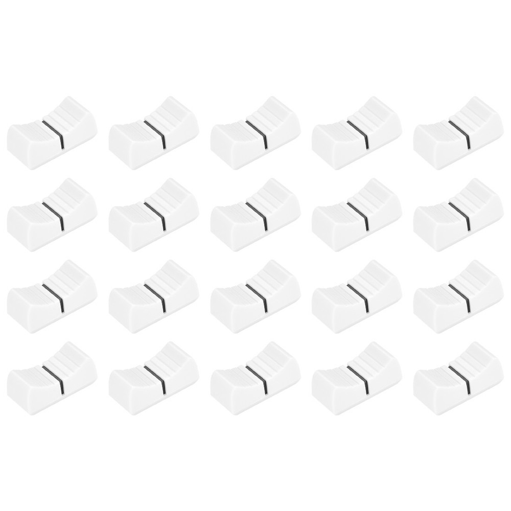 20 Pack 24mmx11mmx10mm Console Mixer Slider Fader Knobs for Potentiometer