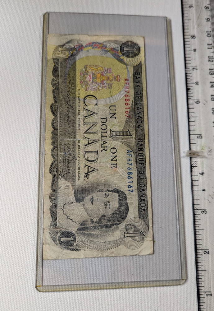 ONE DOLLAR CANADA 1973 CIRC Poor