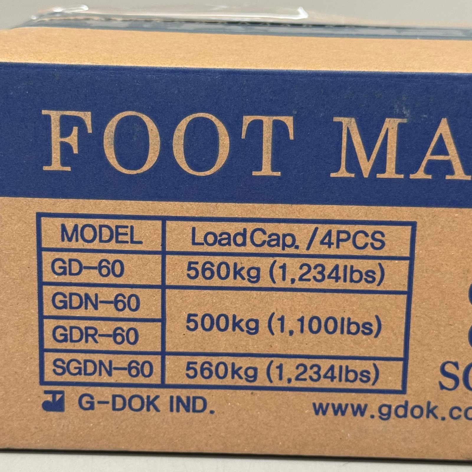 FOOT MASTER (4 Wheels) Plate Caster Mounting Swivel Wheel Set 3 1/4" Mounting HT