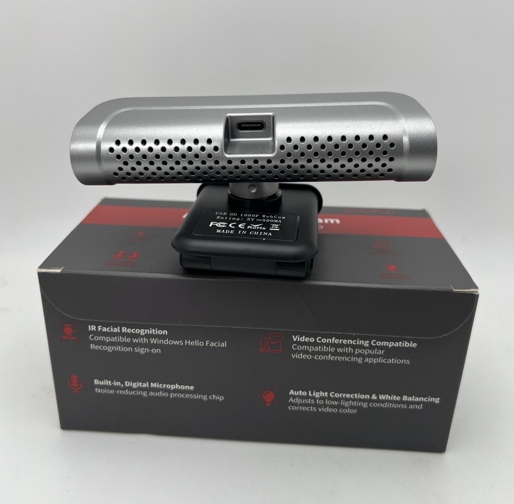 CODi Allocco IR Webcam HD 1080p Auto Focus USB w/ Microphone NEW