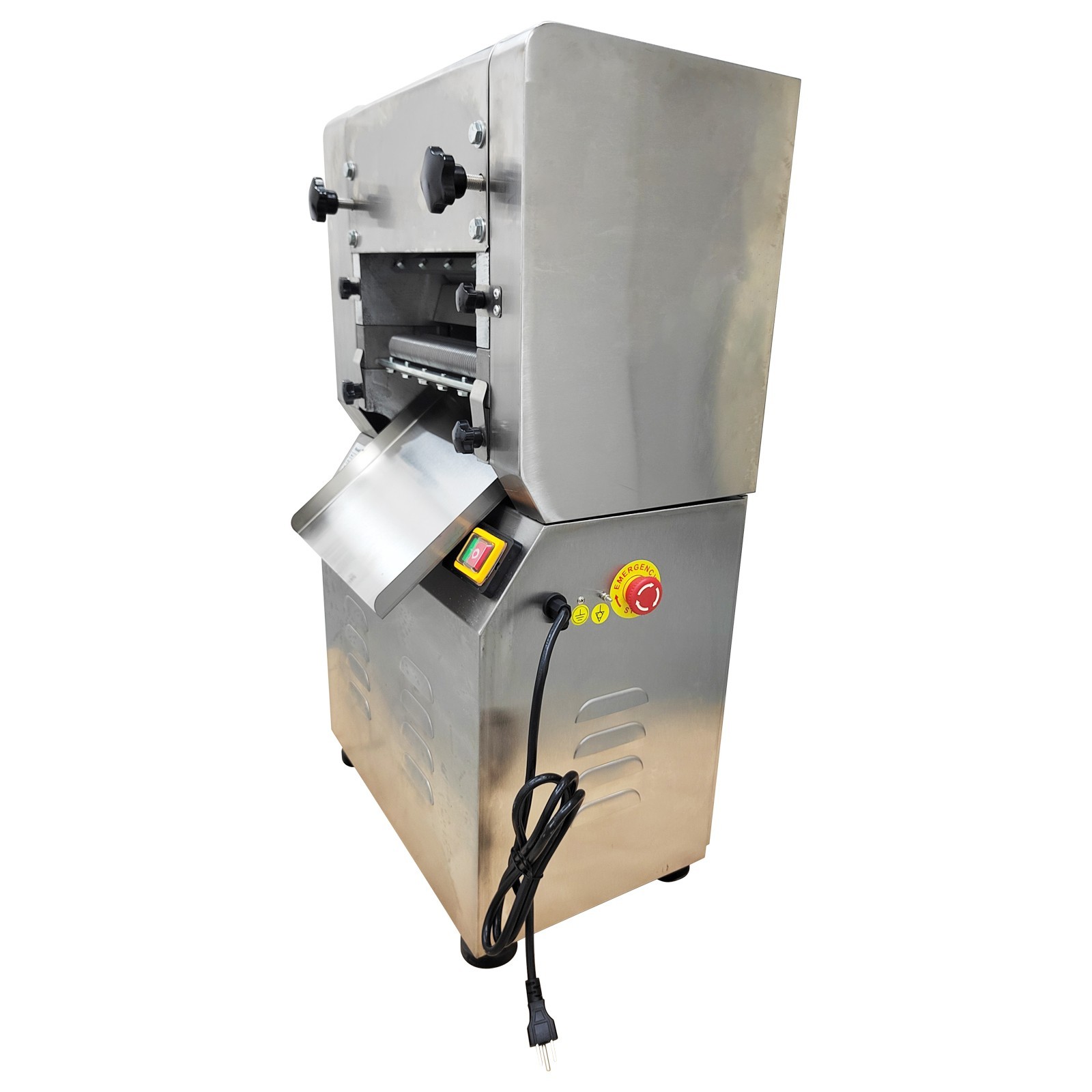 Used! 11.4" Commercial Vertical Press Dough Roller Sheet Machine w/1.5mm Cutter