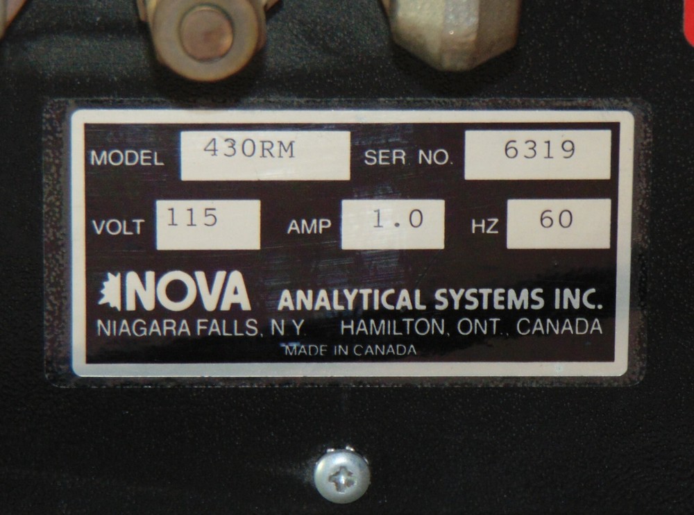 Nova 430RM H2 Gas Analyzer