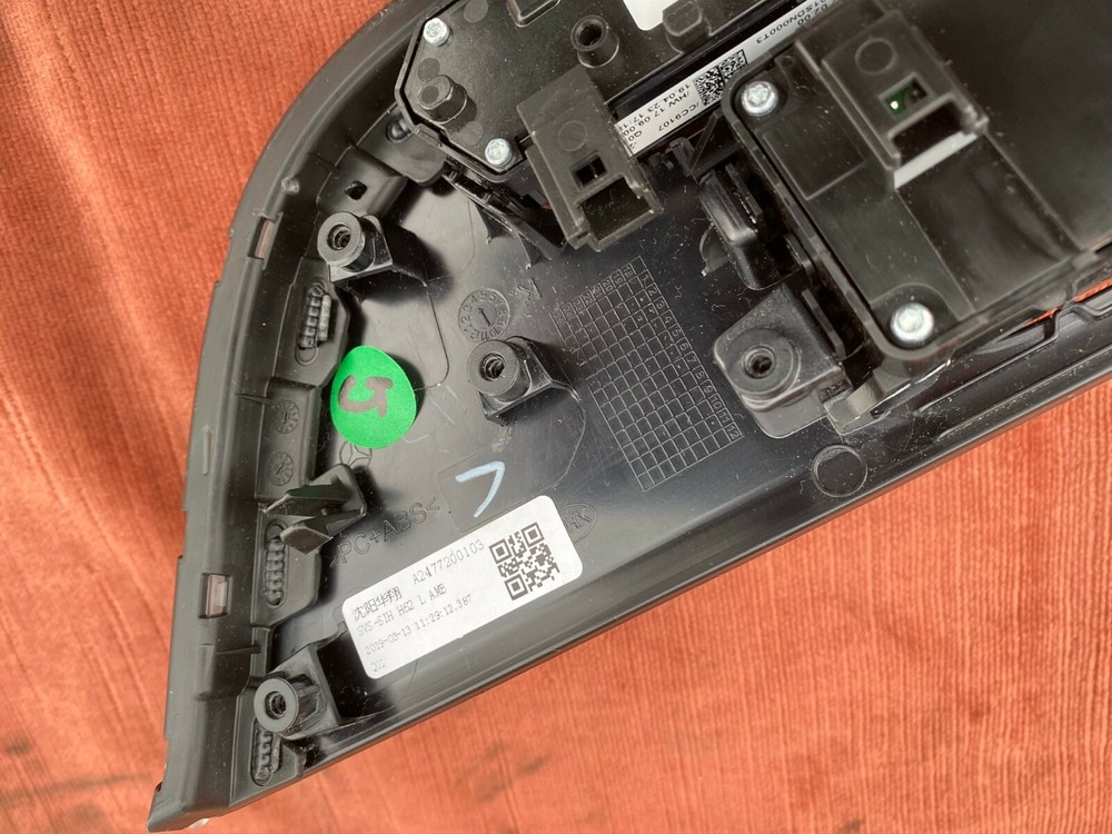 Mercedes Benz GLA B Class A247 seat switch button carbon