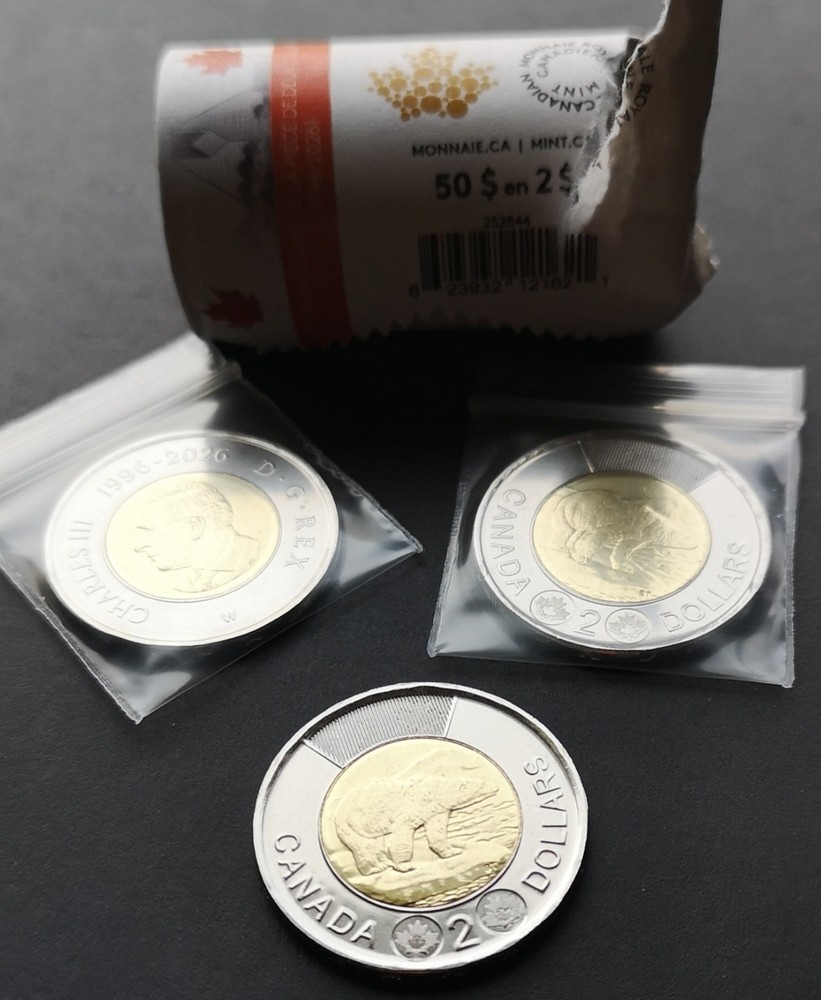 ***CANADA TOONIE 2026 W *** FROM MINT ROLL ***