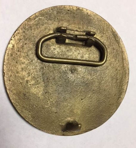 Antique Style Military Civil War Confederate CSA Belt Buckle SOLID Brass Seal