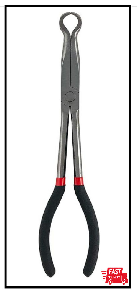 11" Long Offset Tip Spark Plug Wire Boot Puller Removal Plier Repair Hand Tools